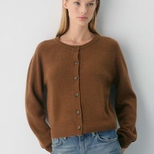 Aritzia Wilfred Essential Wool Cashmere London Cardigan